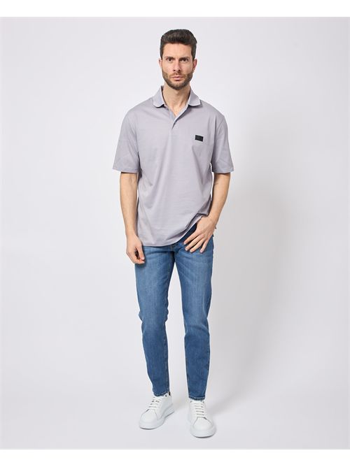 Polo uomo Armani Exchange con logo a contrasto ARMANI EXCHANGE | XM000484-AF10364UA047